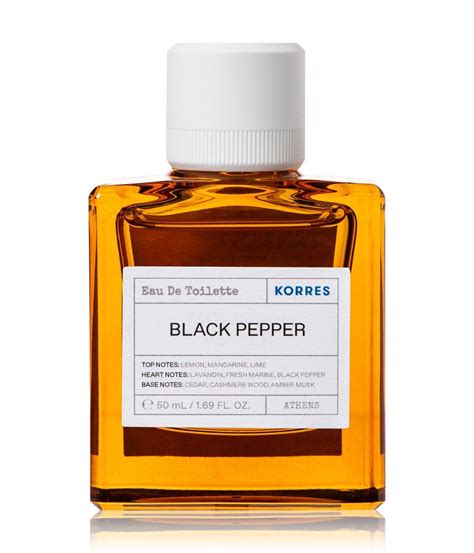 korres perfume black pepper